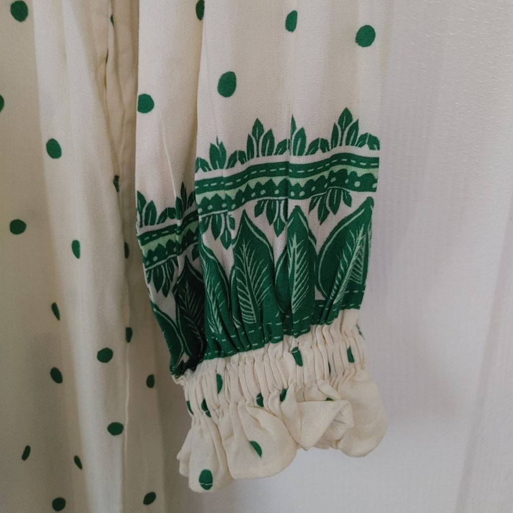Farm Rio Floral Dot Jumpsuit - Picture 6 of 12